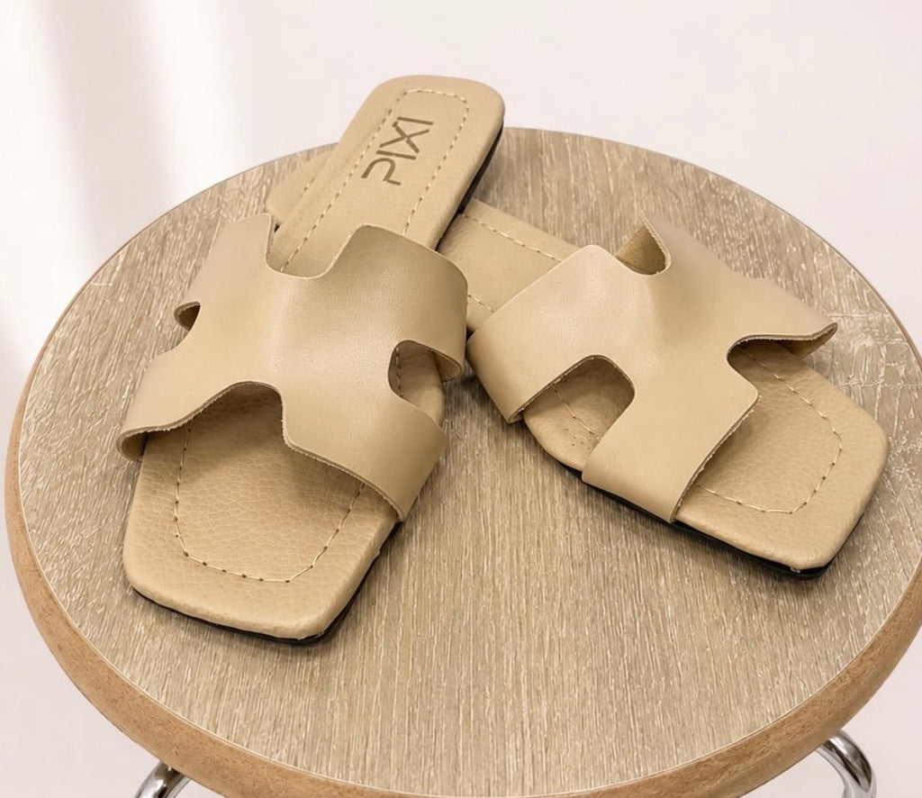 H-Strap Flat Sandal