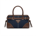 Prada Denim and Leather Handbag