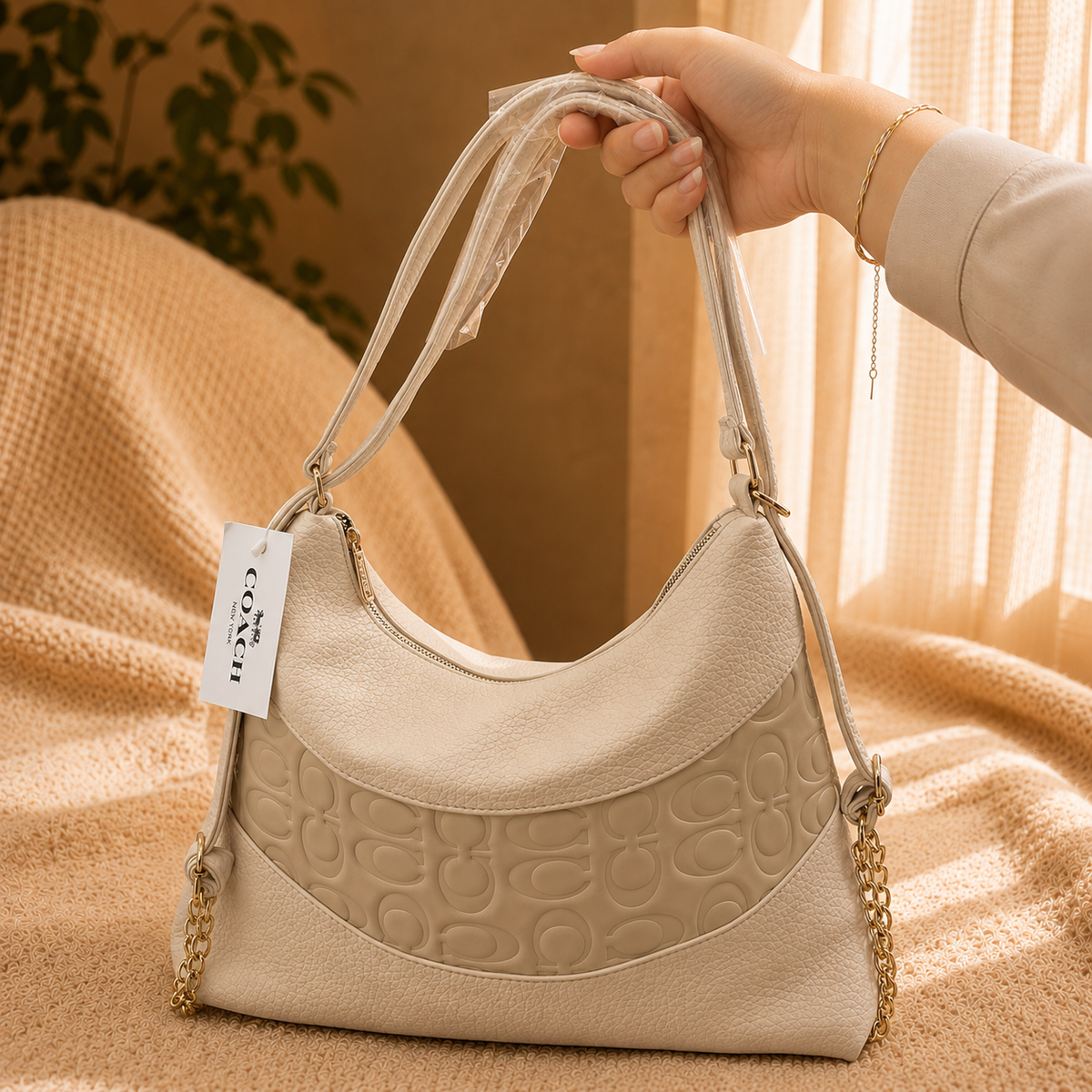 Coach shoulder and backpack bag
